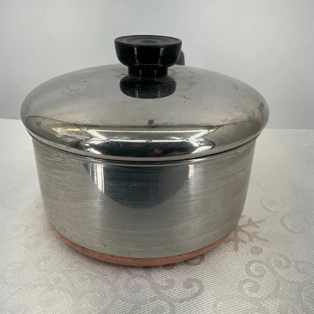 Revere Ware 1.5 Qt‎ Copper Bottom Saucepan With Lid